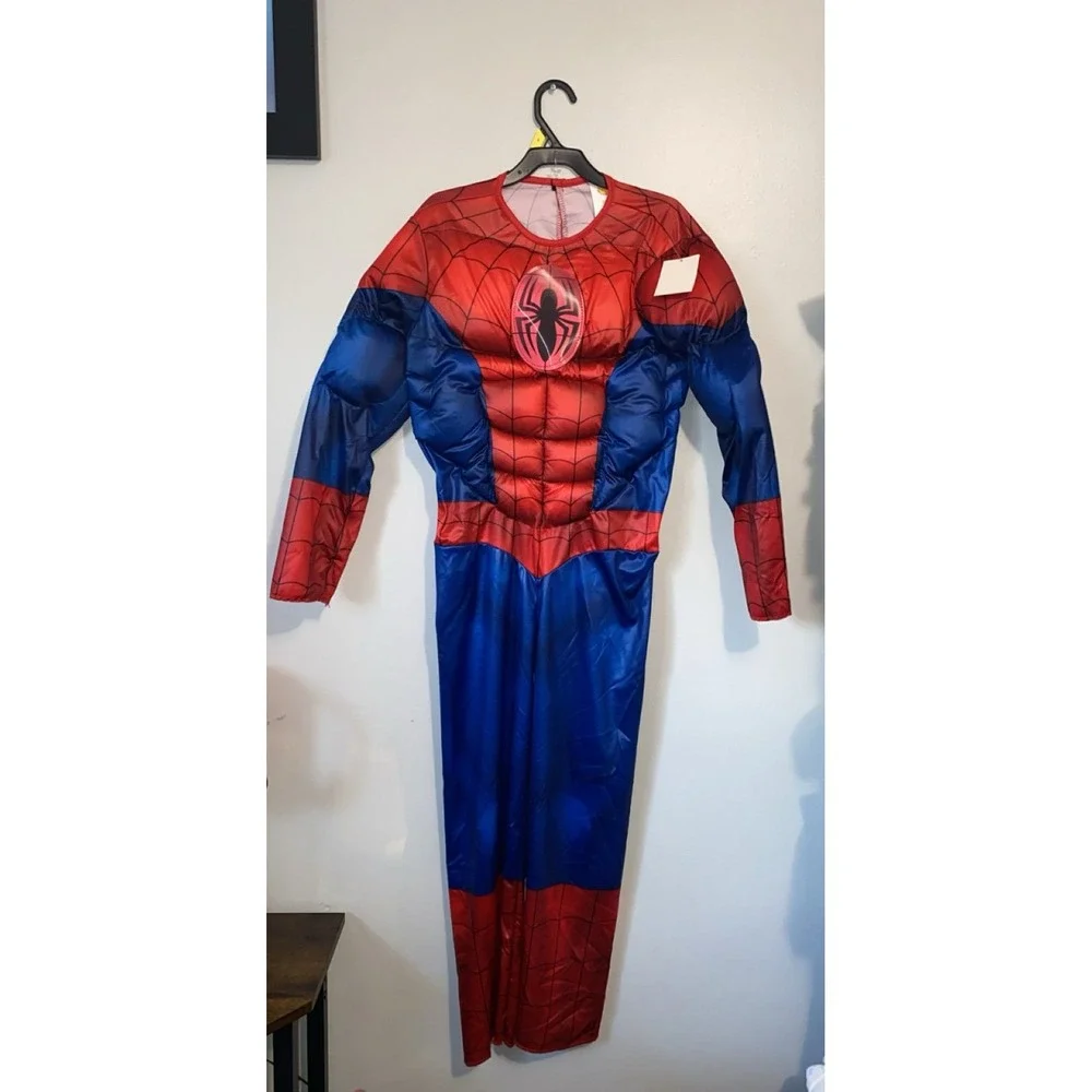 NWT Rubies Spiderman costume suit Youth Large